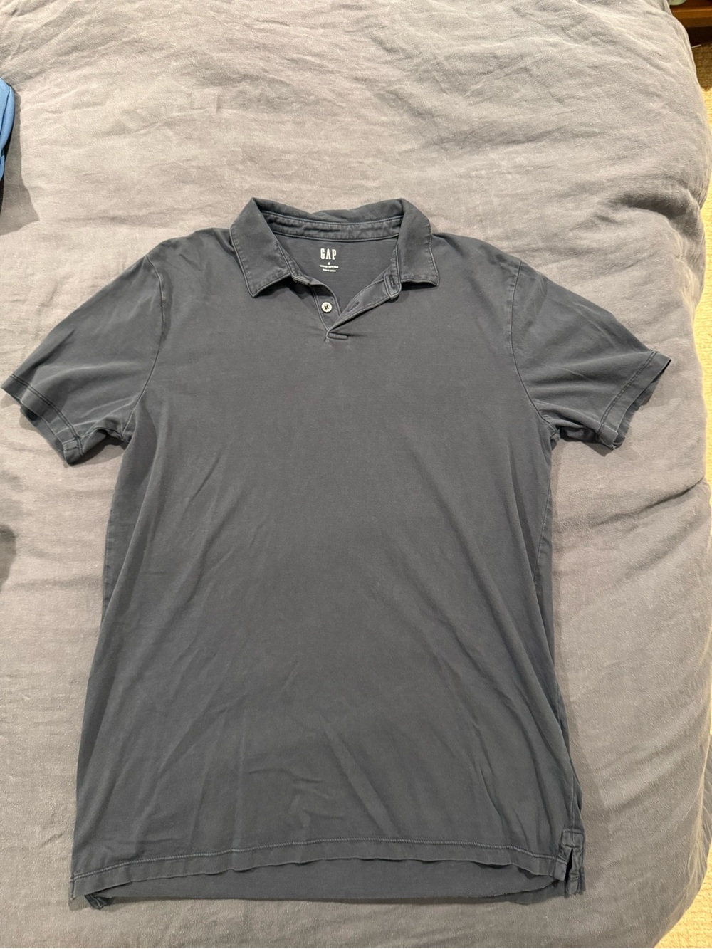 GAP Men's Navy Polo Shirt - Classic Short Sleeve